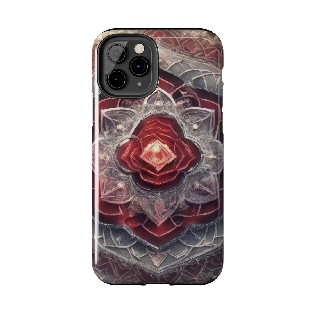 Ethereal Crystal Bloom - Tough Phone Case - Phone Case - g(0D·IO) - iPhone 13 Mini - -