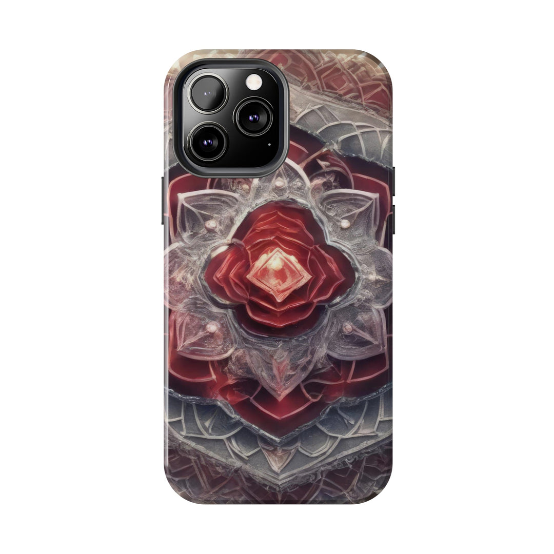 Ethereal Crystal Bloom - Tough Phone Case - Phone Case - g(0D·IO) - iPhone 13 Mini - -