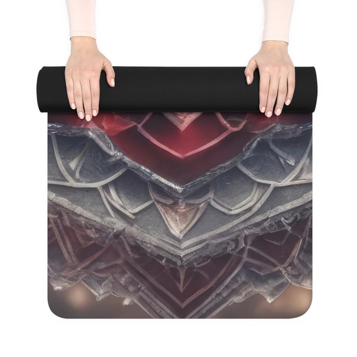Ethereal Crystal Bloom - Yoga Mat - Home Decor - g(0D·IO) - 24” x 68” - -