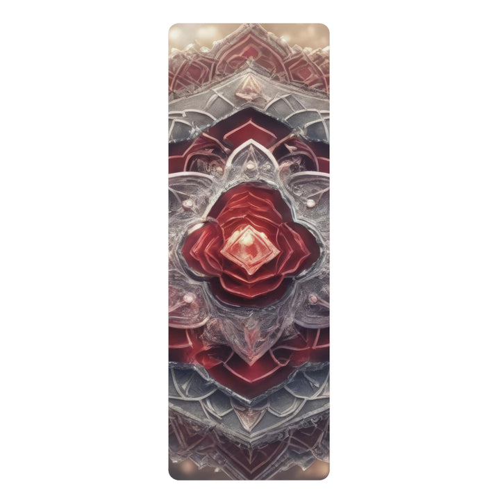 Ethereal Crystal Bloom - Yoga Mat - Home Decor - g(0D·IO) - 24” x 68” - -