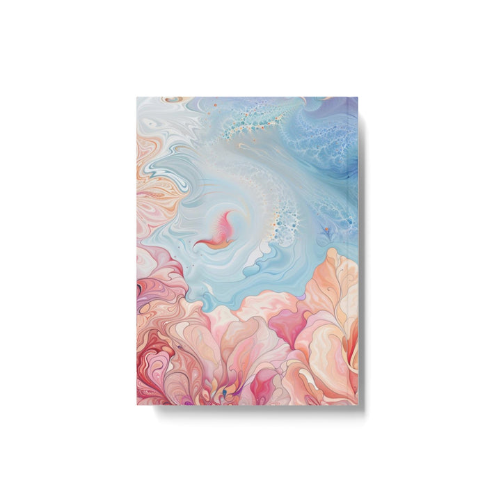 Ethereal Floral Dreamscape - Hard Backed Journal - Paper products - g(0D·IO) - Graph - A5 - White