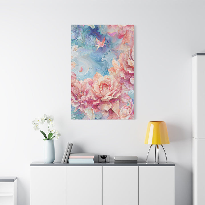 Ethereal Floral Dreamscape - Matte Canvas Print 1.25" - Canvas - g(0D·IO) - 36" x 36" - 1.25" -
