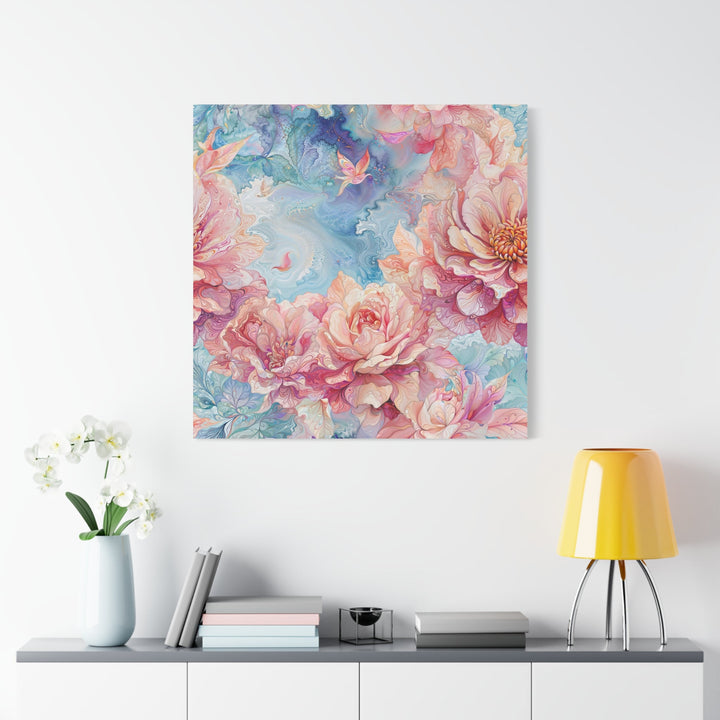 Ethereal Floral Dreamscape - Matte Canvas Print 1.25" - Canvas - g(0D·IO) - 36" x 36" - 1.25" -