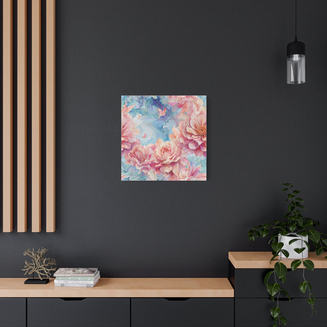 Ethereal Floral Dreamscape - Matte Canvas Print 1.25" - Canvas - g(0D·IO) - 36" x 36" - 1.25" -