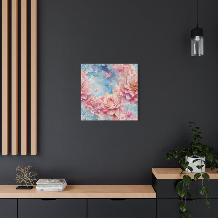 Ethereal Floral Dreamscape - Matte Canvas Print 1.25" - Canvas - g(0D·IO) - 36" x 36" - 1.25" -