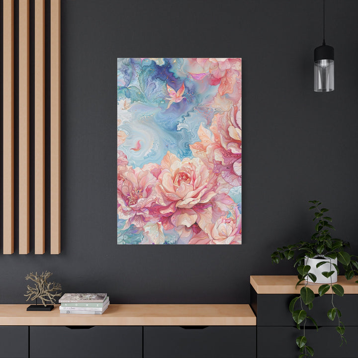 Ethereal Floral Dreamscape - Matte Canvas Print 1.25" - Canvas - g(0D·IO) - 36" x 36" - 1.25" -