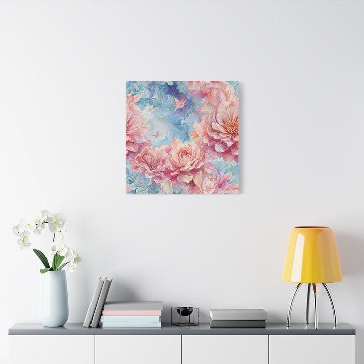 Ethereal Floral Dreamscape - Matte Canvas Print 1.25" - Canvas - g(0D·IO) - 36" x 36" - 1.25" -