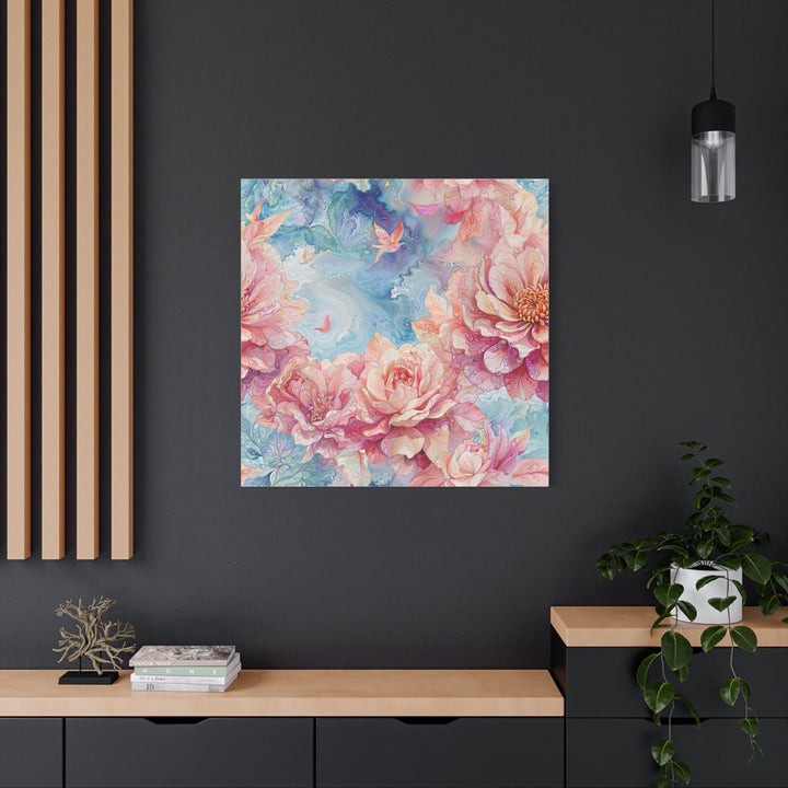 Ethereal Floral Dreamscape - Matte Canvas Print 1.25" - Canvas - g(0D·IO) - 36" x 36" - 1.25" -