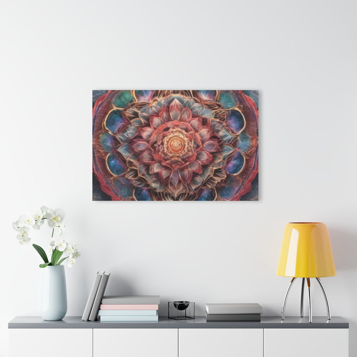 Ethereal Floral Mandala - Acrylic Prints (French Cleat Hanging) - Home Decor - g(0D·IO) - 24" x 36" (Vertical) - 0.25'' -