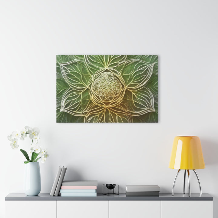 Ethereal Floral Mandala - Acrylic Prints (French Cleat Hanging) - Home Decor - g(0D·IO) - 24" x 36" (Vertical) - 0.25'' -