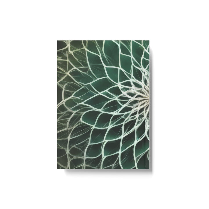 Ethereal Floral Mandala - Hard Backed Journal - Paper products - g(0D·IO) - Graph - A5 - White