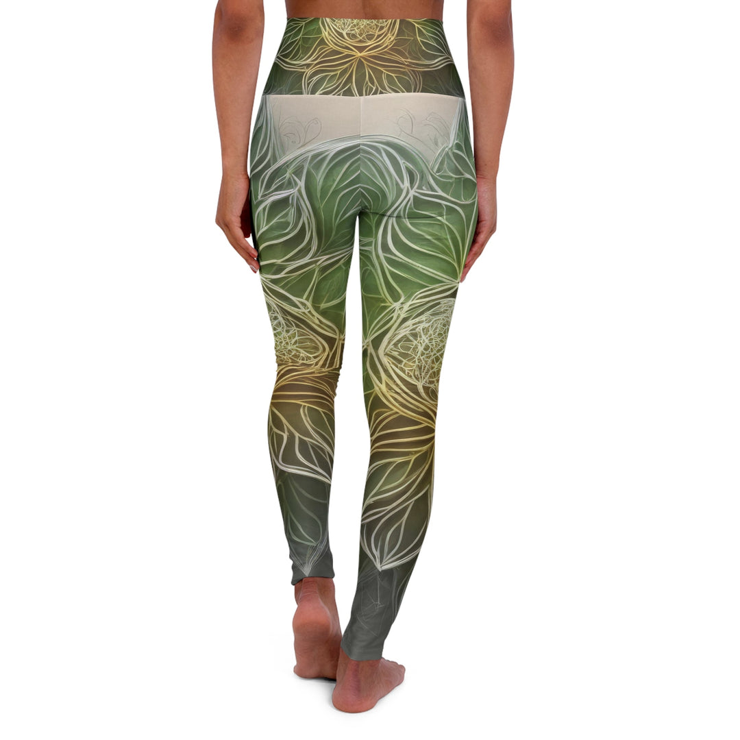 Ethereal Floral Mandala - High Waisted AOP Yoga Leggings - All Over Prints - g(0D·IO) - XS - -