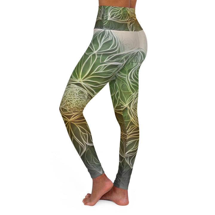 Ethereal Floral Mandala - High Waisted AOP Yoga Leggings - All Over Prints - g(0D·IO) - XS - -