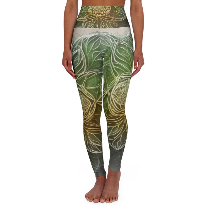 Ethereal Floral Mandala - High Waisted AOP Yoga Leggings - All Over Prints - g(0D·IO) - XS - -