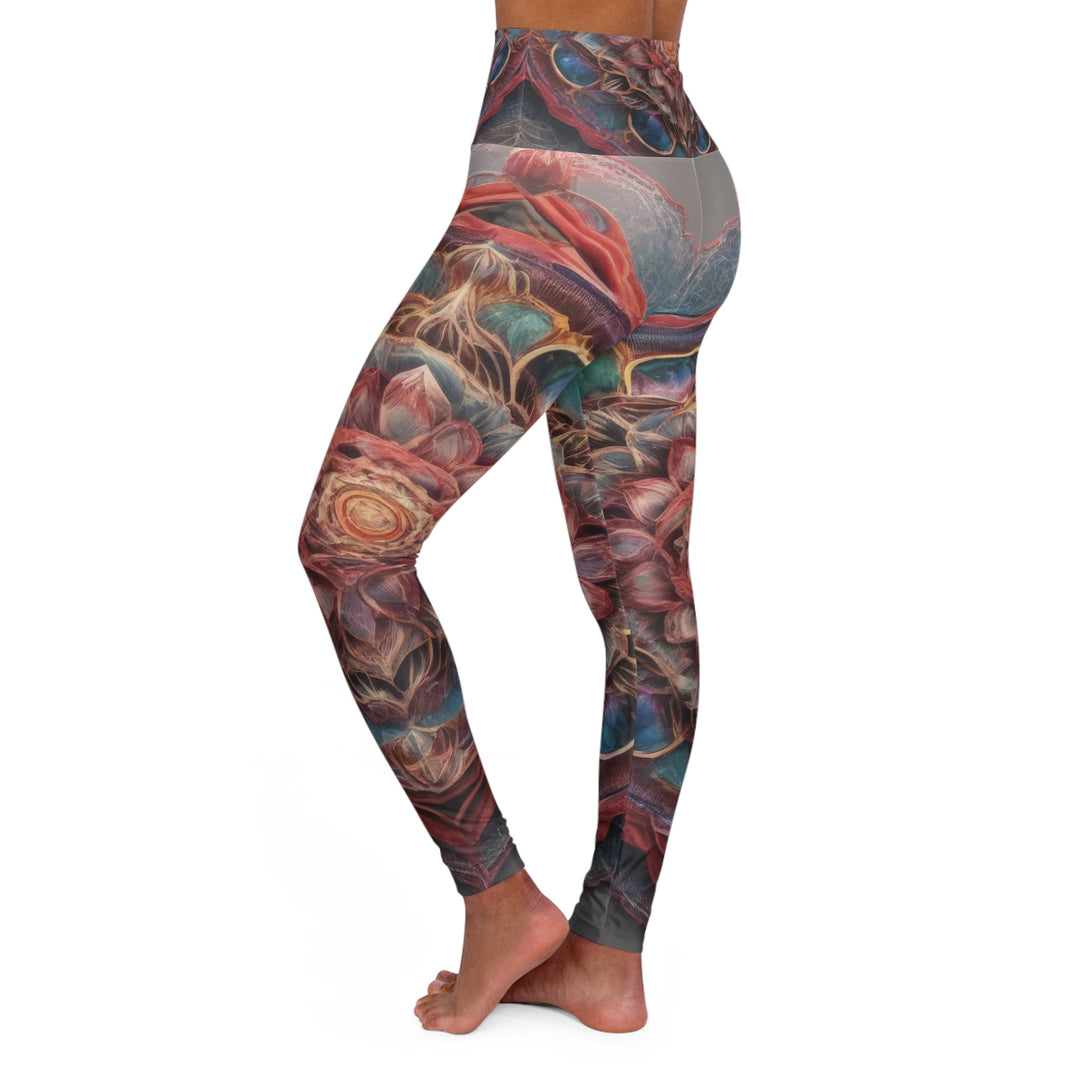 Ethereal Floral Mandala - High Waisted AOP Yoga Leggings - All Over Prints - g(0D·IO) - XS - -