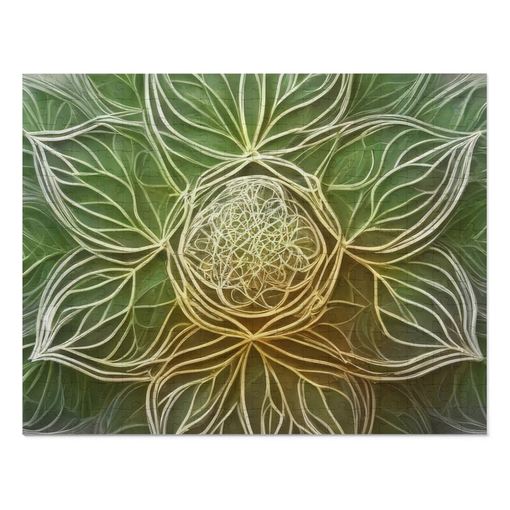 Ethereal Floral Mandala - Jigsaw Puzzle (100, 252, 500, 1000 pieces) - Puzzle - g(0D·IO) - 14" × 11" (252 pcs) - -