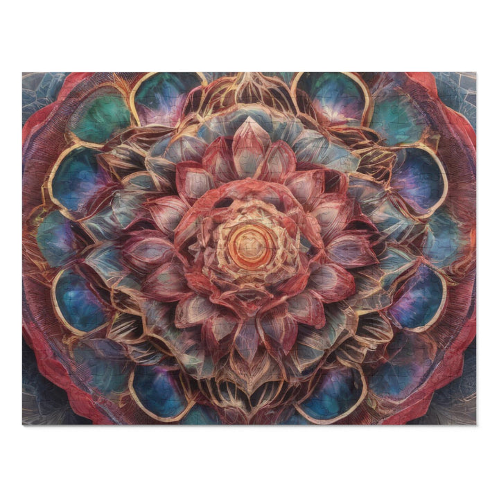 Ethereal Floral Mandala - Jigsaw Puzzle (100, 252, 500, 1000 pieces) - Puzzle - g(0D·IO) - 14" × 11" (252 pcs) - -