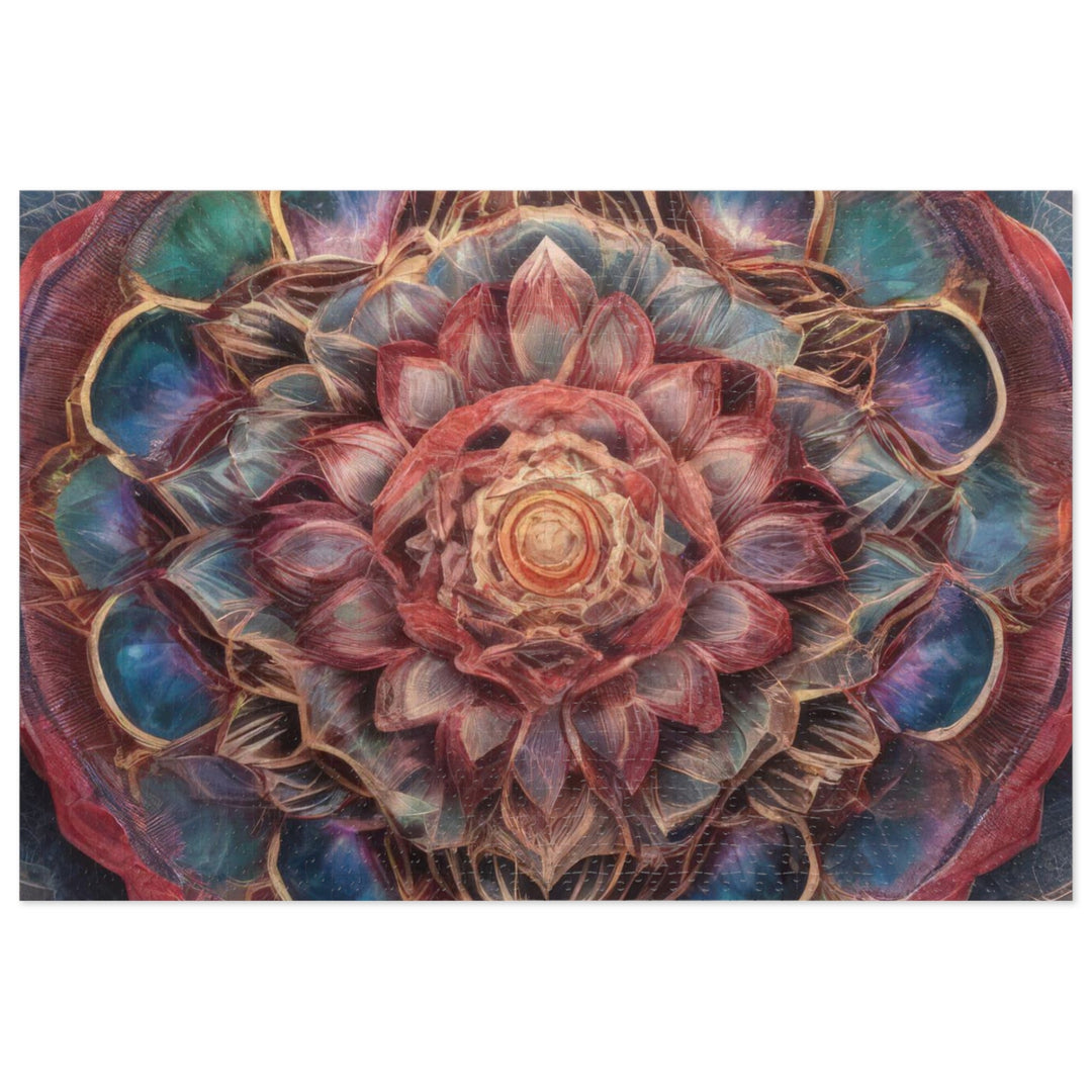 Ethereal Floral Mandala - Jigsaw Puzzle (100, 252, 500, 1000 pieces) - Puzzle - g(0D·IO) - 29.25" × 19.75" (1000 pcs) - -