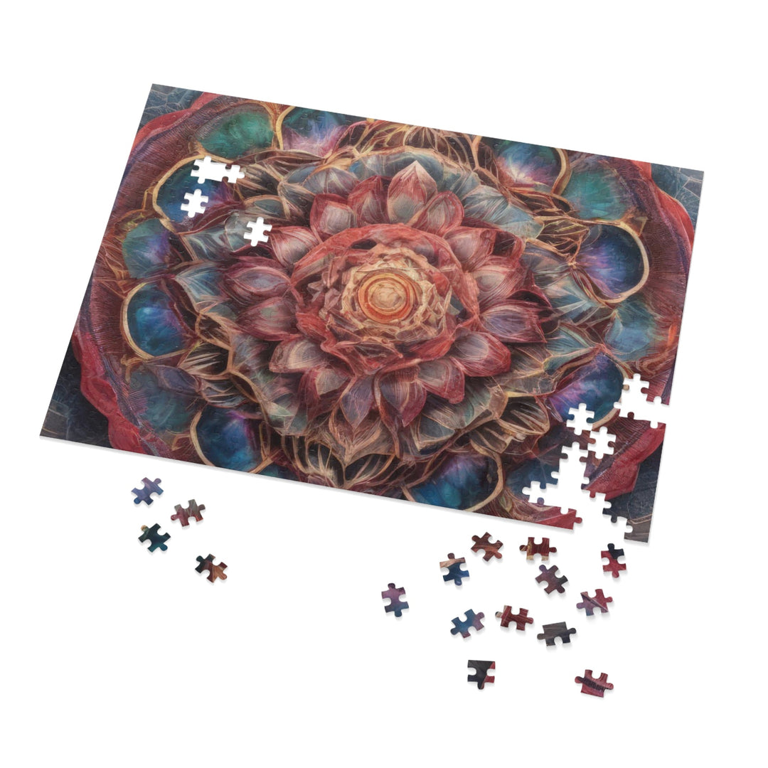 Ethereal Floral Mandala - Jigsaw Puzzle (100, 252, 500, 1000 pieces) - Puzzle - g(0D·IO) - 29.25" × 19.75" (1000 pcs) - -