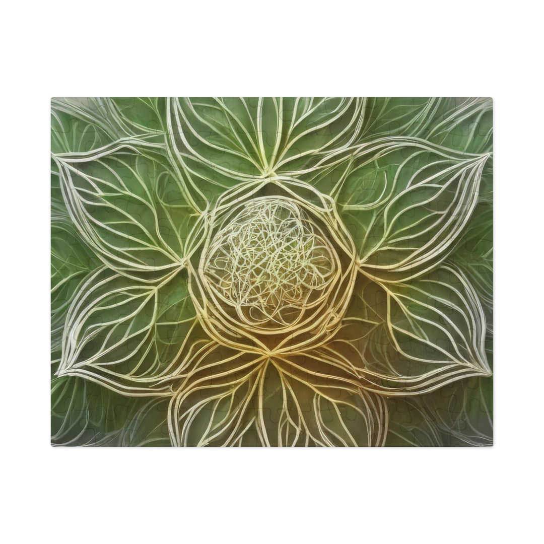 Ethereal Floral Mandala - Jigsaw Puzzle (100, 252, 500, 1000 pieces) - Puzzle - g(0D·IO) - 9.6" × 8" (110 pcs) - -