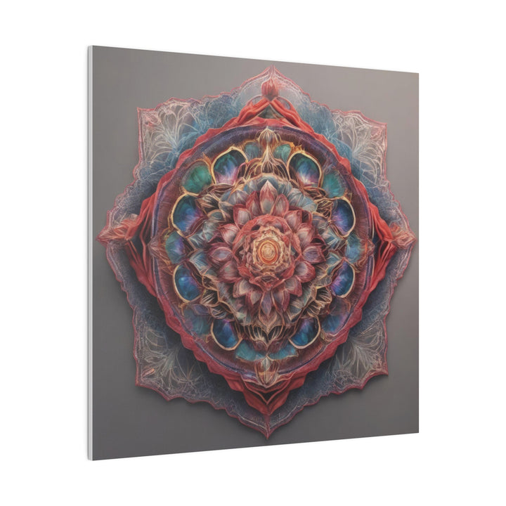 Ethereal Floral Mandala - Matte Canvas - Canvas - g(0D·IO) - 32" x 32" (Square) - 0.75'' -