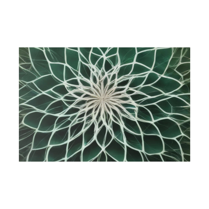 Ethereal Floral Mandala - Matte Canvas - Canvas - g(0D·IO) - 48″ x 32″ (Horizontal) - 0.75'' -