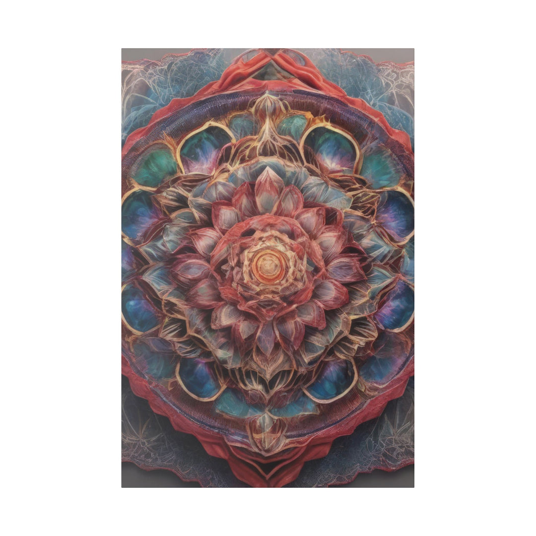 Ethereal Floral Mandala - Matte Canvas - Canvas - g(0D·IO) - 32″ x 48″ (Vertical) - 0.75'' -