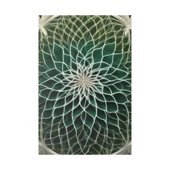 Ethereal Floral Mandala - Matte Canvas - Canvas - g(0D·IO) - 32″ x 48″ (Vertical) - 0.75'' -