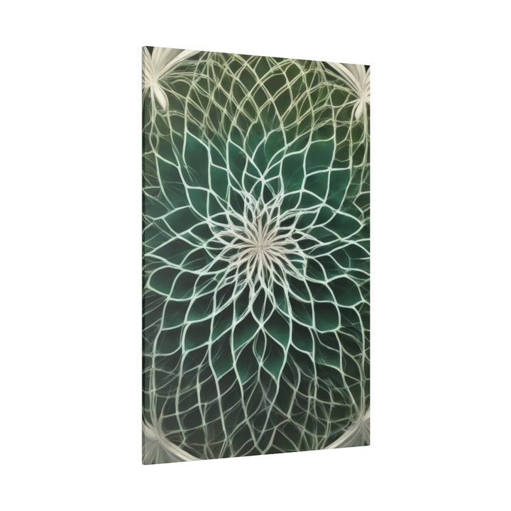 Ethereal Floral Mandala - Matte Canvas - Canvas - g(0D·IO) - 32" x 32" (Square) - 0.75'' -