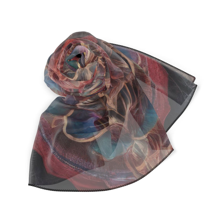 Ethereal Floral Mandala - Poly Scarf - Accessories - g(0D·IO) - Poly chiffon - 50" × 50" -