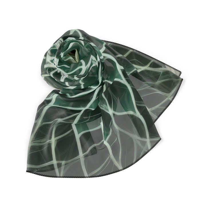 Ethereal Floral Mandala - Poly Scarf - Accessories - g(0D·IO) - Poly chiffon - 50" × 50" -