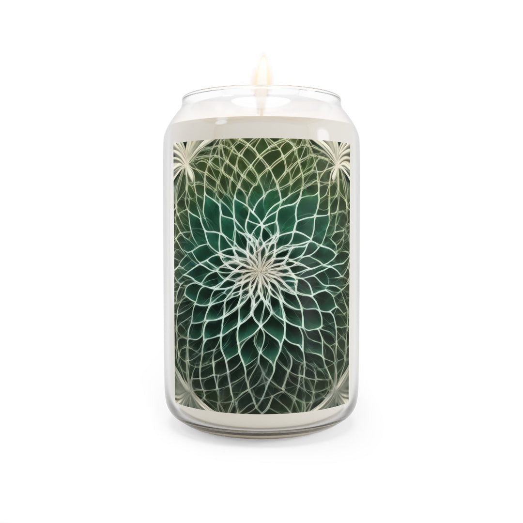 Ethereal Floral Mandala - Scented Candle - Home Decor - g(0D·IO) - Sea Breeze - 13.75oz -