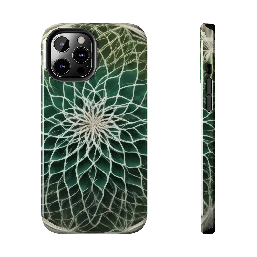 Ethereal Floral Mandala - Tough Phone Case - Phone Case - g(0D·IO) - iPhone 12 Pro Max - -