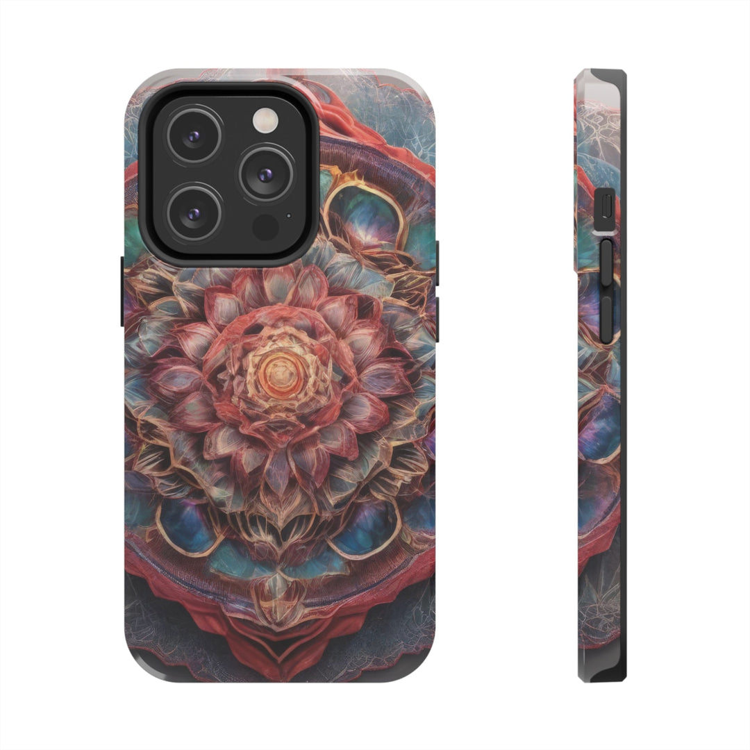 Ethereal Floral Mandala - Tough Phone Case - Phone Case - g(0D·IO) - iPhone 14 Pro - -