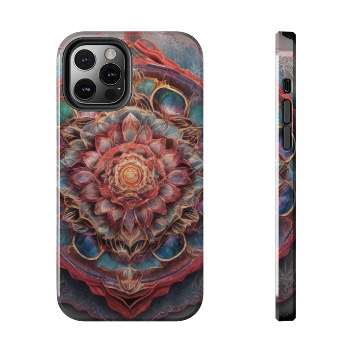 Ethereal Floral Mandala - Tough Phone Case - Phone Case - g(0D·IO) - iPhone 12 Pro - -