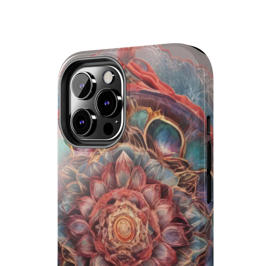 Ethereal Floral Mandala - Tough Phone Case - Phone Case - g(0D·IO) - iPhone 13 Mini - -