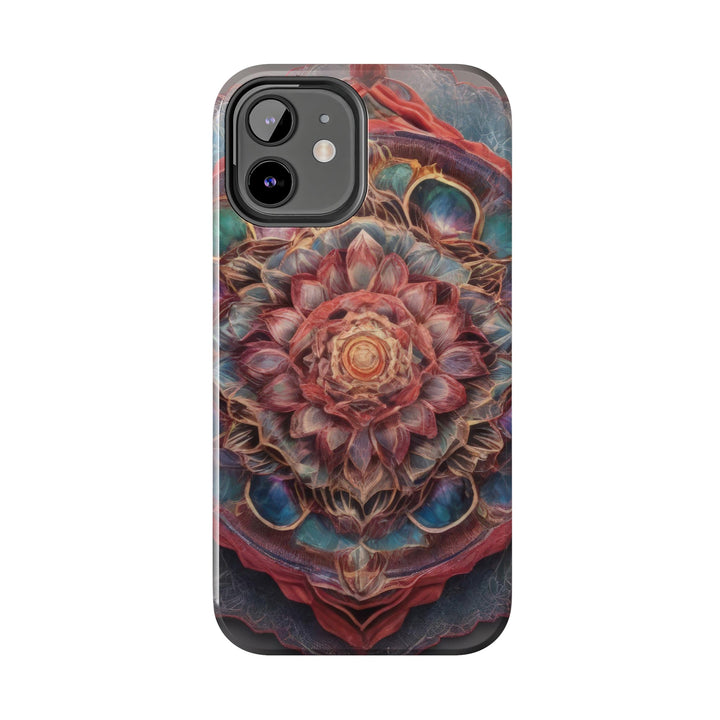 Ethereal Floral Mandala - Tough Phone Case - Phone Case - g(0D·IO) - iPhone 13 Mini - -