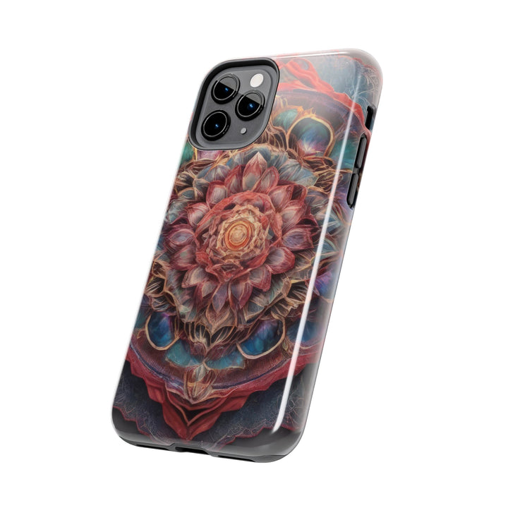 Ethereal Floral Mandala - Tough Phone Case - Phone Case - g(0D·IO) - iPhone 13 Mini - -