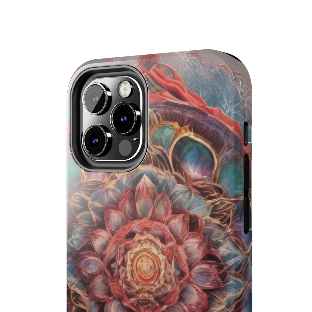 Ethereal Floral Mandala - Tough Phone Case - Phone Case - g(0D·IO) - iPhone 13 Mini - -