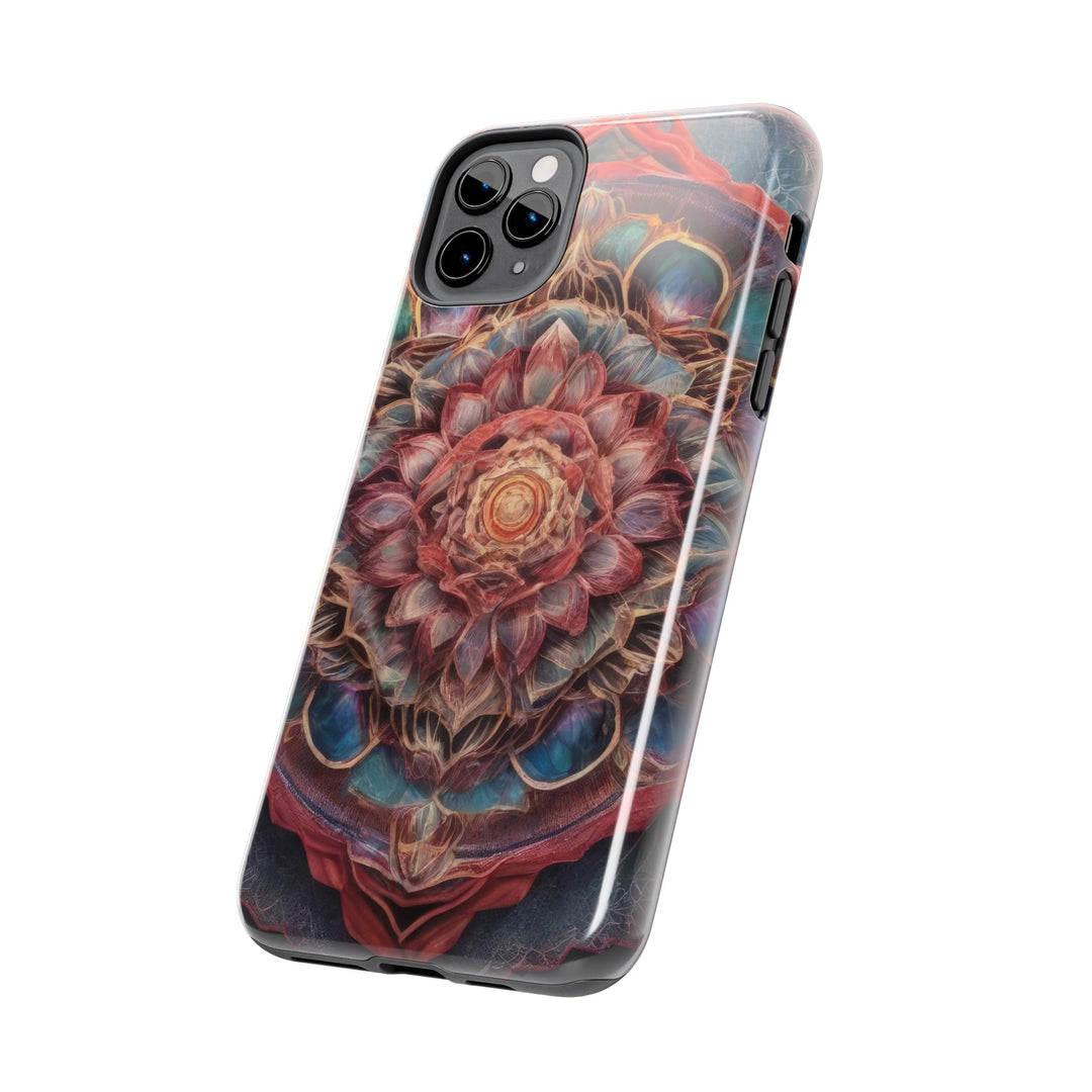 Ethereal Floral Mandala - Tough Phone Case - Phone Case - g(0D·IO) - iPhone 13 Mini - -