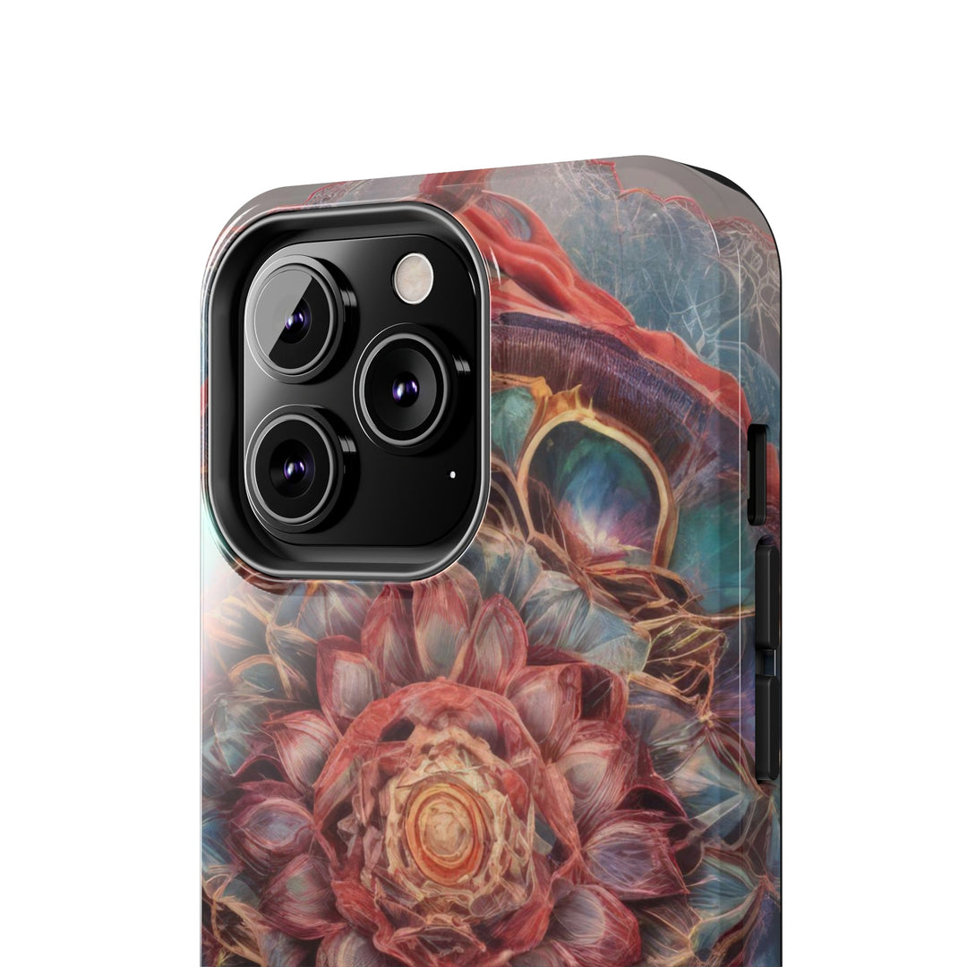 Ethereal Floral Mandala - Tough Phone Case - Phone Case - g(0D·IO) - iPhone 13 Mini - -