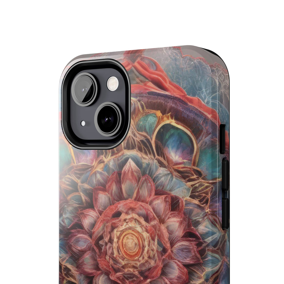 Ethereal Floral Mandala - Tough Phone Case - Phone Case - g(0D·IO) - iPhone 13 Mini - -