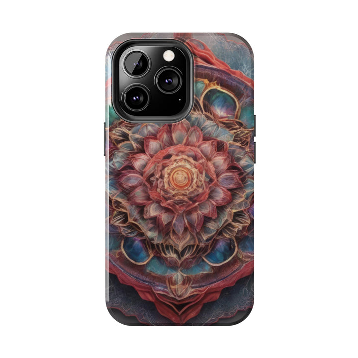 Ethereal Floral Mandala - Tough Phone Case - Phone Case - g(0D·IO) - iPhone 13 Mini - -