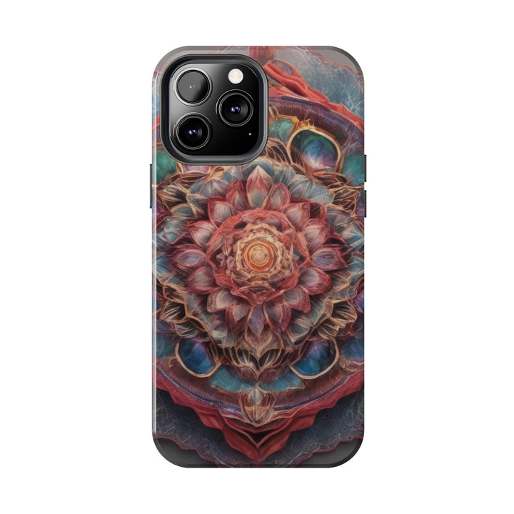 Ethereal Floral Mandala - Tough Phone Case - Phone Case - g(0D·IO) - iPhone 13 Mini - -