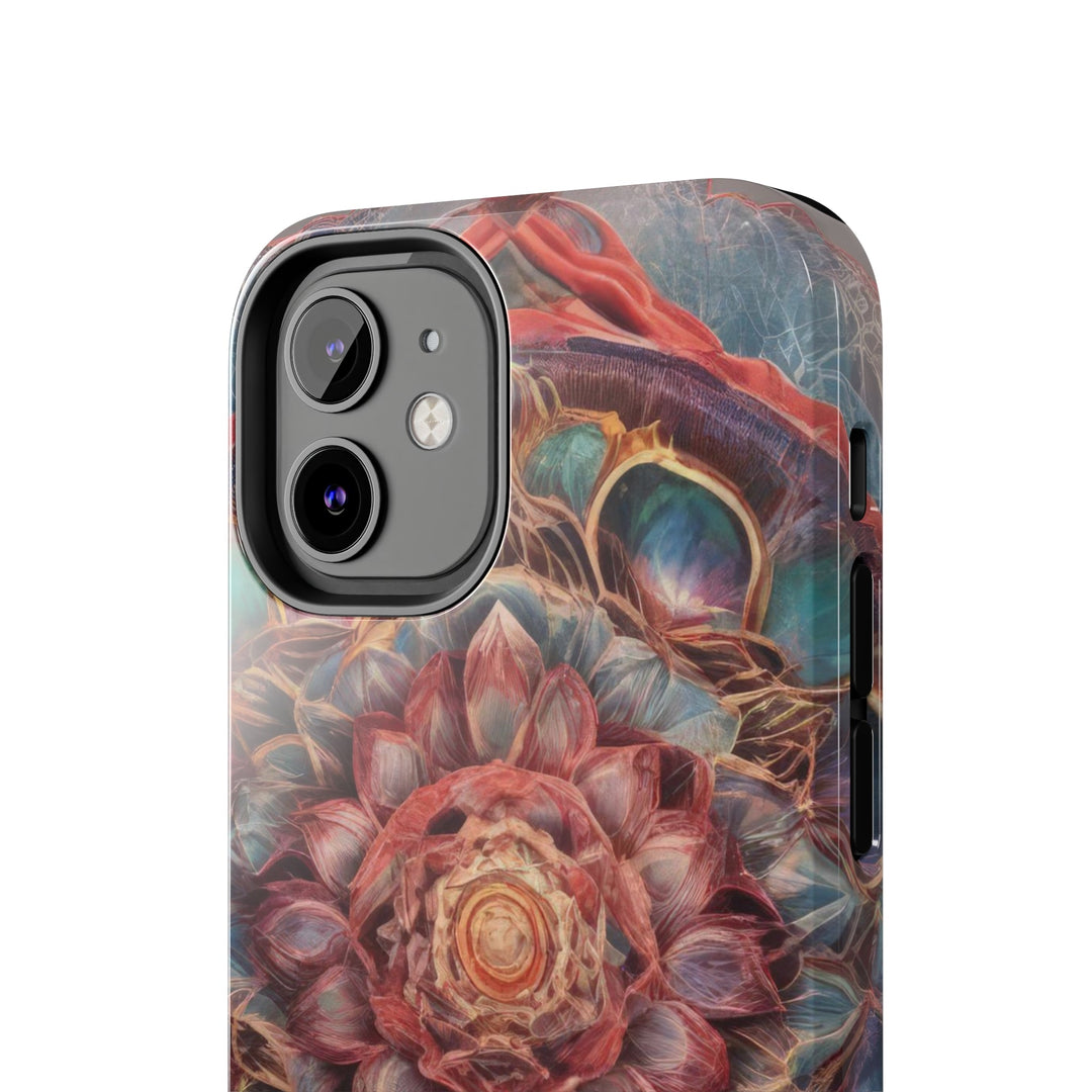 Ethereal Floral Mandala - Tough Phone Case - Phone Case - g(0D·IO) - iPhone 13 Mini - -