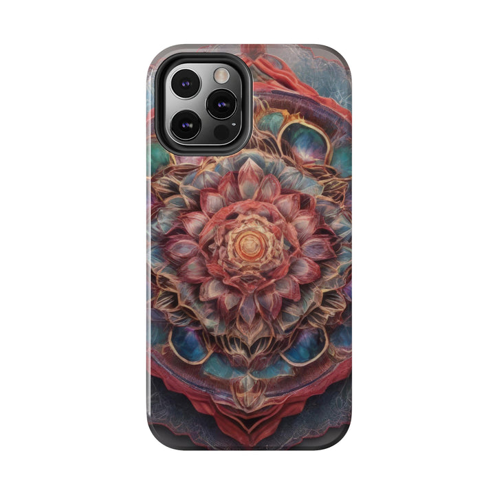 Ethereal Floral Mandala - Tough Phone Case - Phone Case - g(0D·IO) - iPhone 13 Mini - -