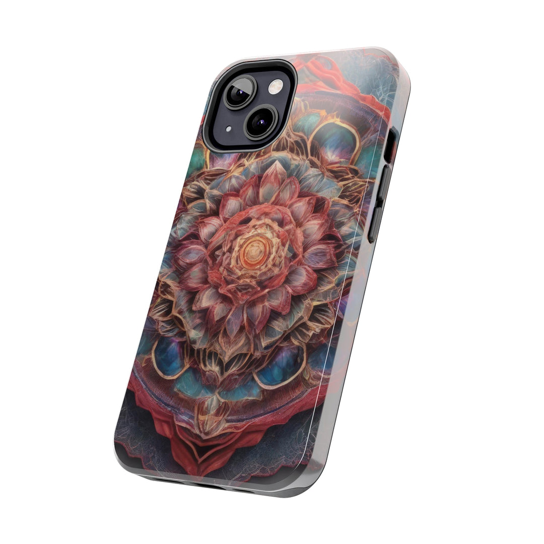 Ethereal Floral Mandala - Tough Phone Case - Phone Case - g(0D·IO) - iPhone 13 Mini - -