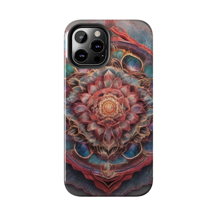 Ethereal Floral Mandala - Tough Phone Case - Phone Case - g(0D·IO) - iPhone 13 Mini - -