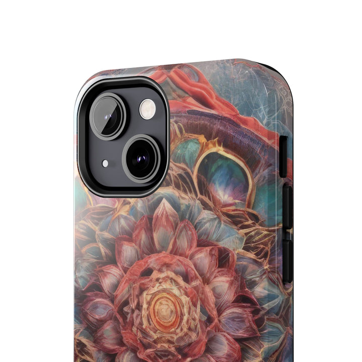 Ethereal Floral Mandala - Tough Phone Case - Phone Case - g(0D·IO) - iPhone 13 Mini - -