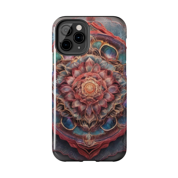 Ethereal Floral Mandala - Tough Phone Case - Phone Case - g(0D·IO) - iPhone 13 Mini - -